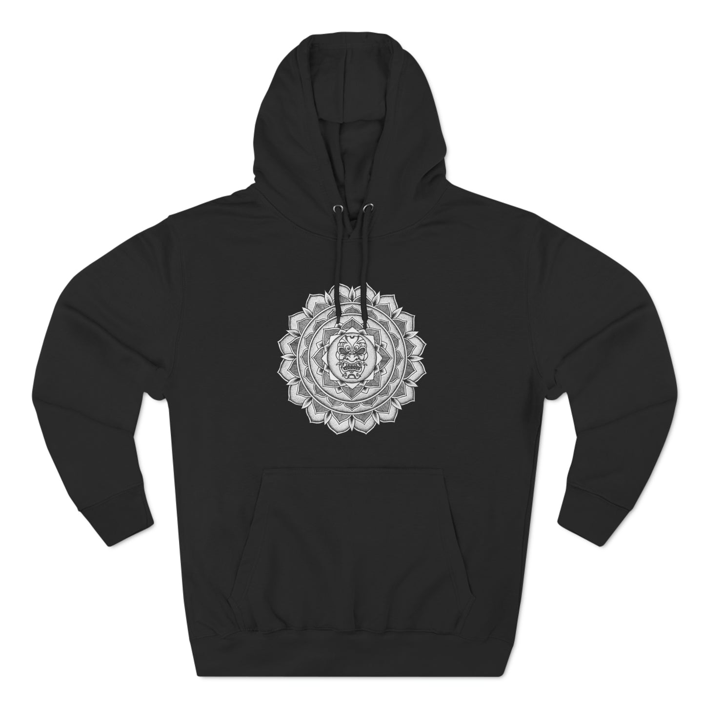 Unisex Three-Panel Fleece Hoodie - Samurai